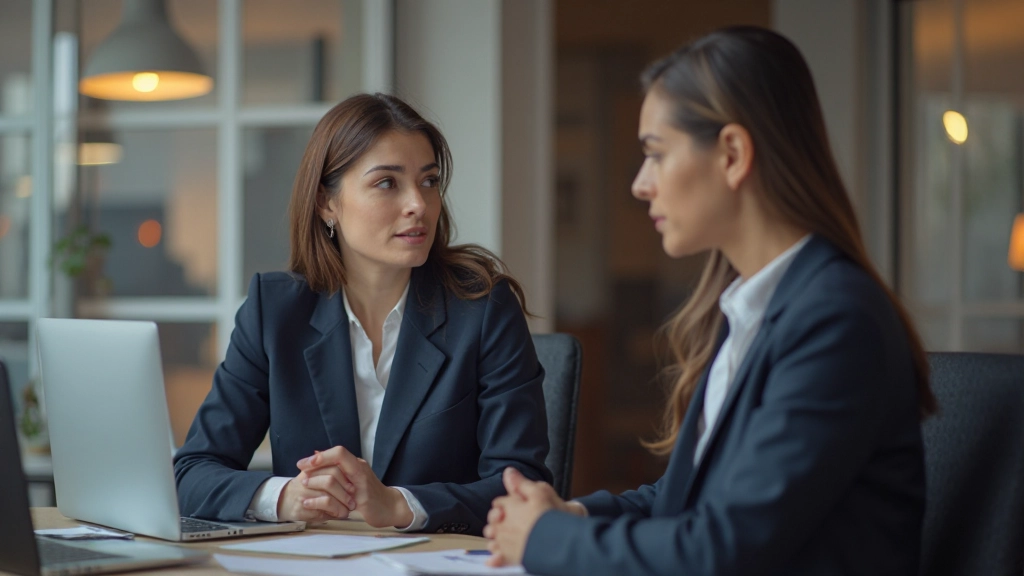 Профессиональное фото человека, проводящего деловую встречу с коллегой