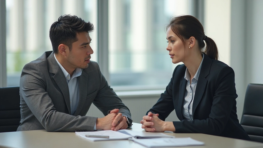 Профессиональная встреча с эффективной коммуникацией между коллегами